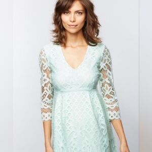 A Pea in the Pod Mint Green Lace Dress